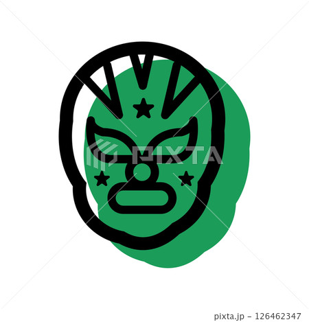 Luchador mask icon. Vector 126462347