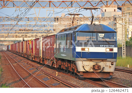 東海道本線 平塚 JR貨物 EF210-156(吹田) 東海道本線 平塚 JR貨物 EF210-156(吹田) 126462471