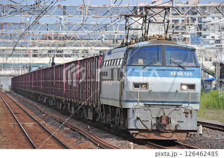 東海道本線 平塚 JR貨物 EF66-120(吹田) 東海道本線 平塚 JR貨物 EF66-120(吹田) 126462485
