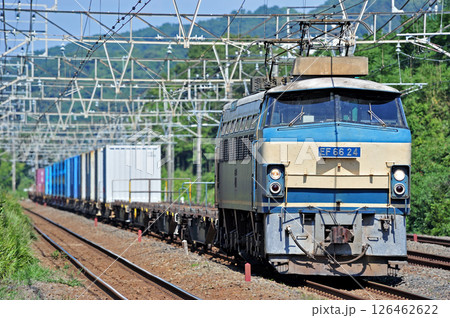 東海道本線　二宮－国府津　JR貨物　EF66-24（吹田） 126462622