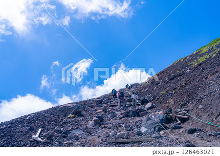 【夏山登山】夏の乗鞍岳の登山風景【長野県】 【夏山登山】夏の乗鞍岳の登山風景【長野県】 126463021