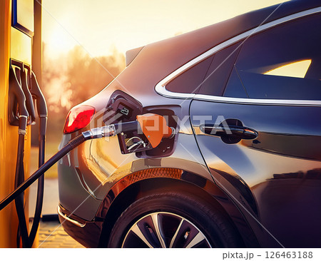 ガソリン給油イメージ 126463188