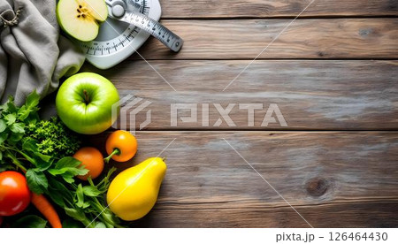 Image of a weight loss diet plan for women in an outdoor setting, focusing on health and fitness Image of a weight loss diet plan for women in an outdoor setting, focusing on health and fitness 126464430