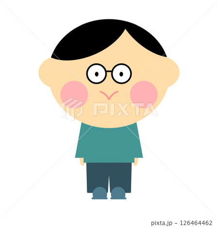 シンプルで可愛い父親のイラスト 126464462