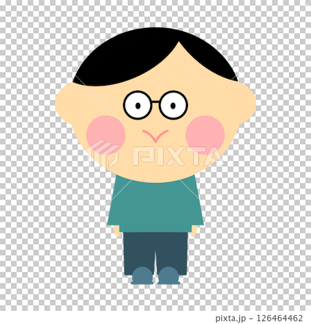 シンプルで可愛い父親のイラスト 126464462