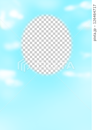 Transparent border frame on an empty background 126464717