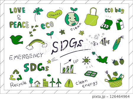 SDGs アナログ素材集 SDGs アナログ素材集 126464964
