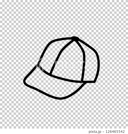 Hat monochrome icon illustration 126465542
