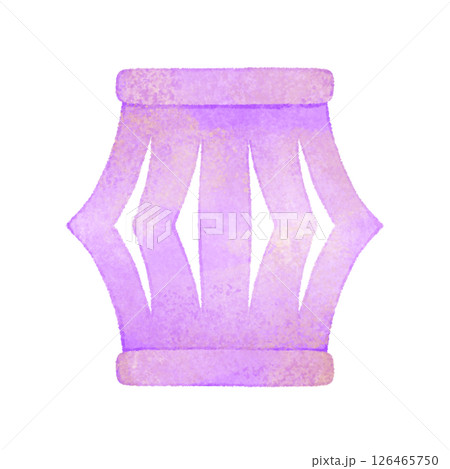 折り紙の提灯のイラスト 126465750