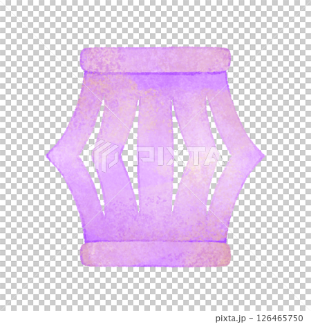 折り紙の提灯のイラスト 126465750