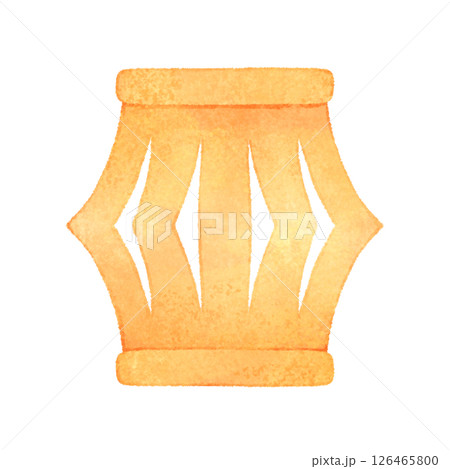 折り紙の提灯のイラスト 126465800