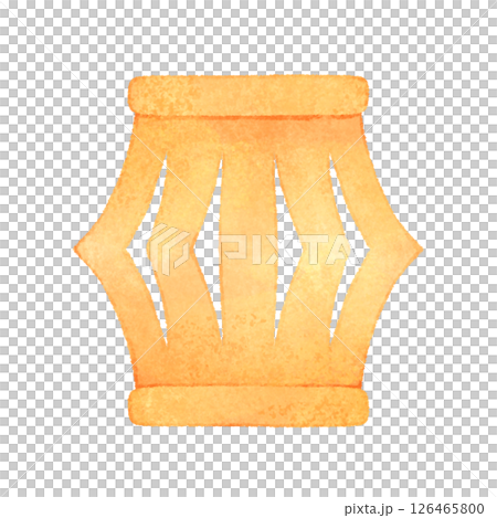 折り紙の提灯のイラスト 126465800