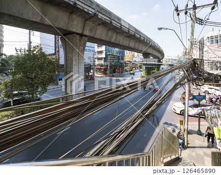 タイ・バンコク BTSオンヌット駅周辺の街並み / Bangkok, Thailand タイ・バンコク BTSオンヌット駅周辺の街並み / Bangkok, Thailand 126465890