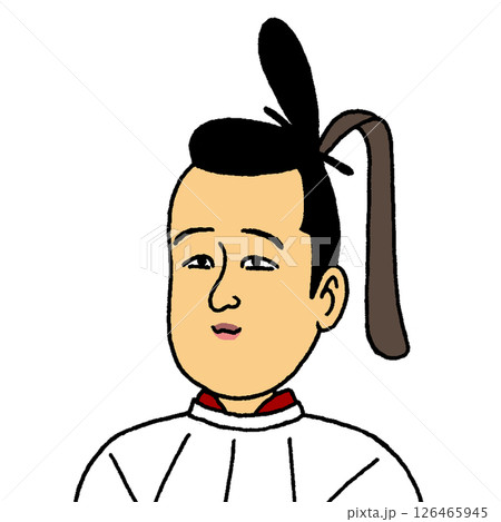 豊臣秀頼のカラーデフォルメイラスト 豊臣秀頼のカラーデフォルメイラスト 126465945