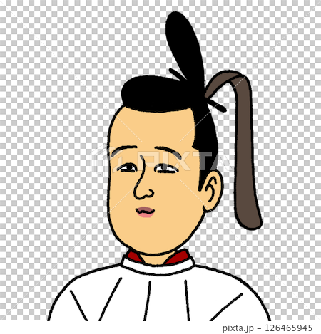 豊臣秀頼のカラーデフォルメイラスト 豊臣秀頼のカラーデフォルメイラスト 126465945