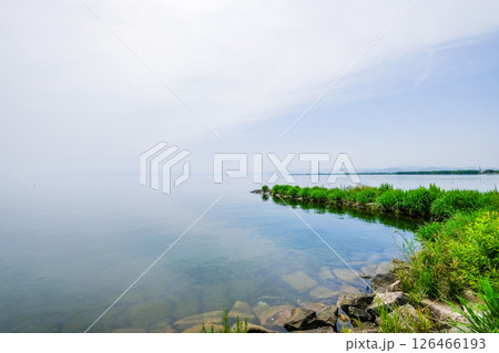 滋賀県の北びわ湖 126466193