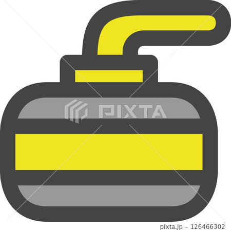 カラースポーツ関連の単品アイコン　アイスストーン 126466302