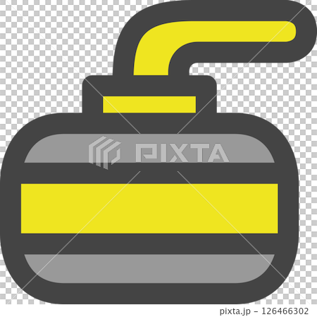 カラースポーツ関連の単品アイコン　アイスストーン 126466302