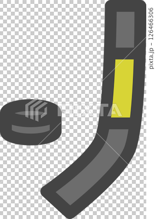 Color sports related single icon Ice hockey 126466306