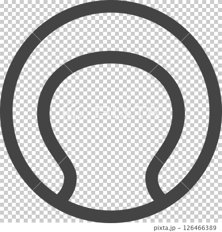 線畫運動相關單一圖示網球 線畫運動相關單一圖示網球 126466389