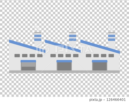 工廠倉庫建築圖 126466401