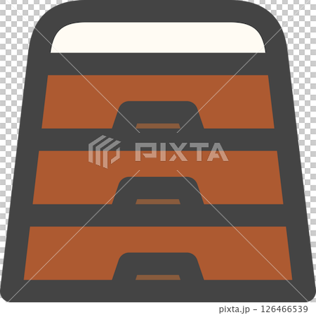 Color sports related single icon vaulting box 126466539