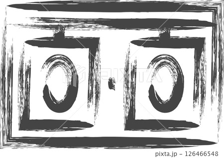 筆書きスポーツ関連の単品アイコン　得点表 126466548