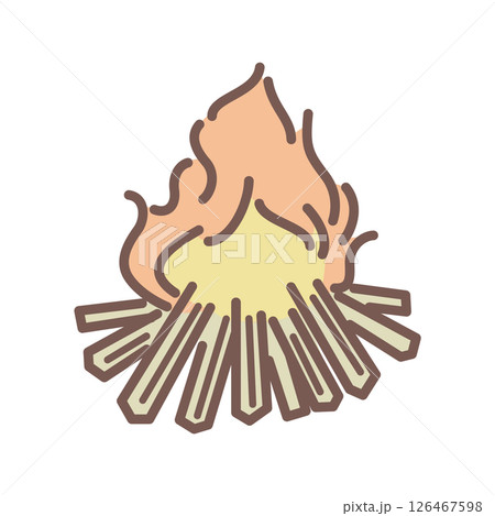 焚き火 焚き火 126467598