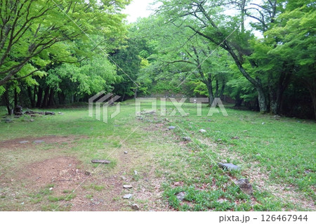 小谷城跡の大広間跡（滋賀県長浜市） 126467944