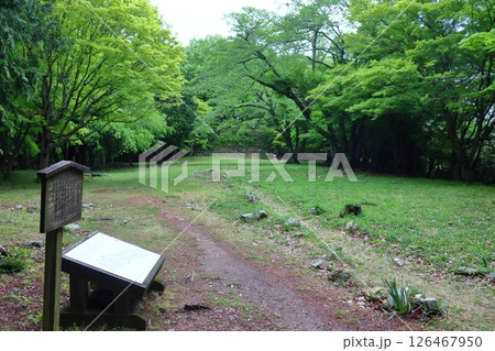 小谷城跡の大広間跡（滋賀県長浜市） 126467950