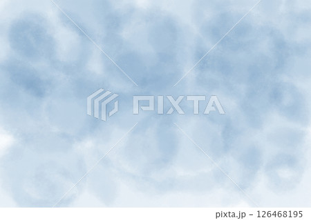 イラスト素材: 青の丸柄グラデーションスライド（斑） 126468195