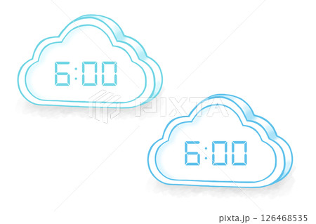 雲の時計 126468535