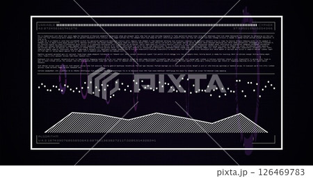Image of digital data processing over black background Image of digital data processing over black background 126469783
