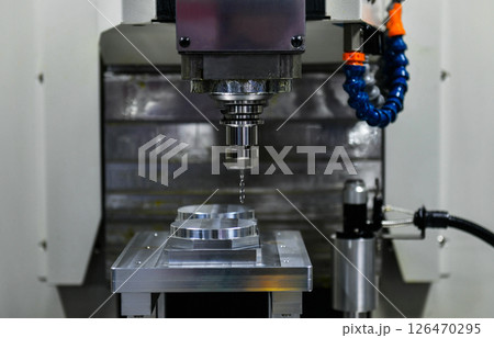 CNC lathe milling machine cutting featuring high precision the metal part , The hi-technology parts manufacturing CNC lathe milling machine cutting featuring high precision the metal part , The hi-technology parts manufacturing 126470295