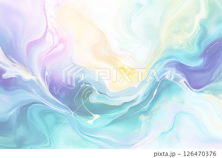 背景素材 押し寄せる荒波 126470376