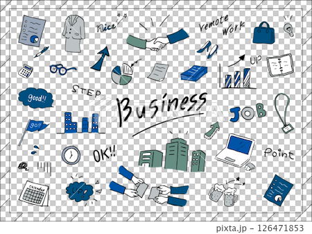 ビジネスシーンアナログ素材集 126471853