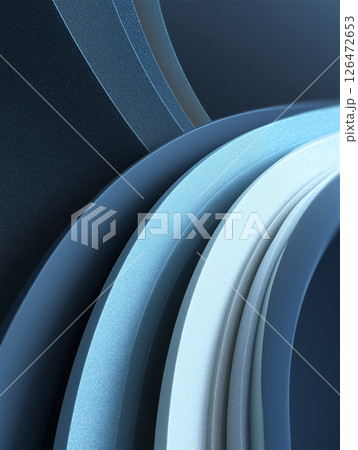 重なる線とダイナミックな構成物 重なる線とダイナミックな構成物 126472653