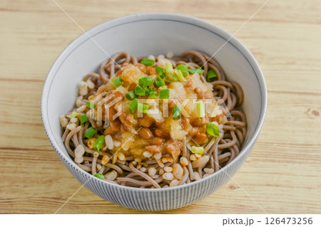 納豆おろし蕎麦 126473256