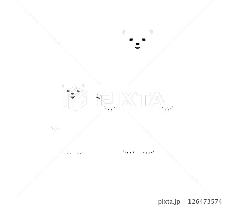しろくまの親子 126473574