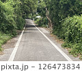 緑に囲まれた道 126473834