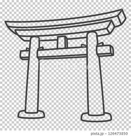 石鳥居（明神鳥居） 126473850