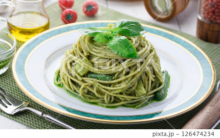 ジェノベーゼパスタ ジェノベーゼパスタ 126474234
