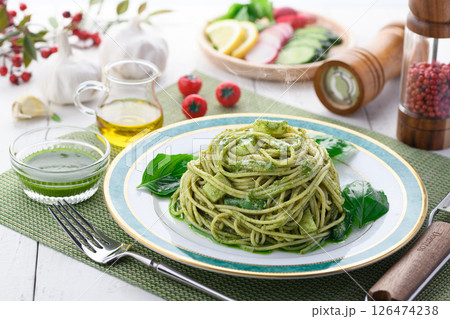 ジェノベーゼパスタ 126474238