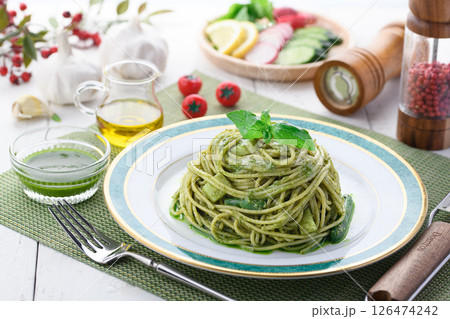 ジェノベーゼパスタ ジェノベーゼパスタ 126474242