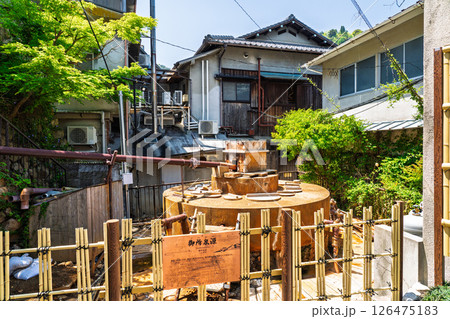 《兵庫県》有馬温泉・温泉街の町並み 《兵庫県》有馬温泉・温泉街の町並み 126475183