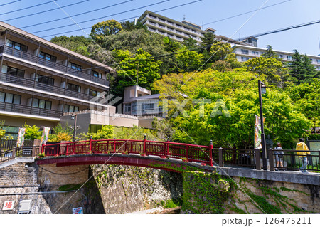 《兵庫県》有馬温泉・温泉街の町並み 126475211