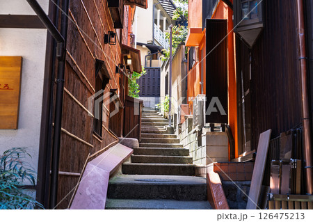 《兵庫県》有馬温泉・温泉街の町並み 《兵庫県》有馬温泉・温泉街の町並み 126475213