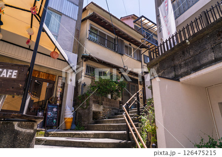 《兵庫県》有馬温泉・温泉街の町並み 《兵庫県》有馬温泉・温泉街の町並み 126475215
