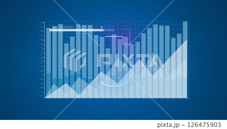 Image of diagram and countdown over blue background Image of diagram and countdown over blue background 126475903
