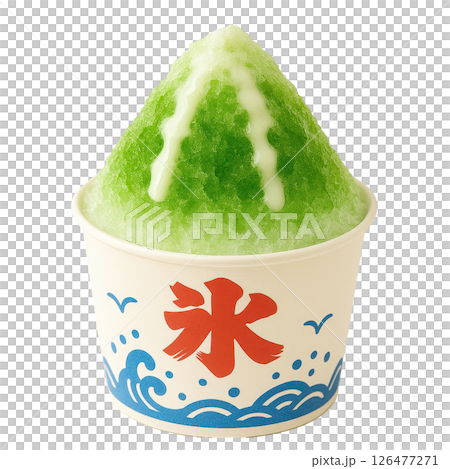 Green Tea Shaved Ice Dessert Green Tea Shaved Ice Dessert 126477271